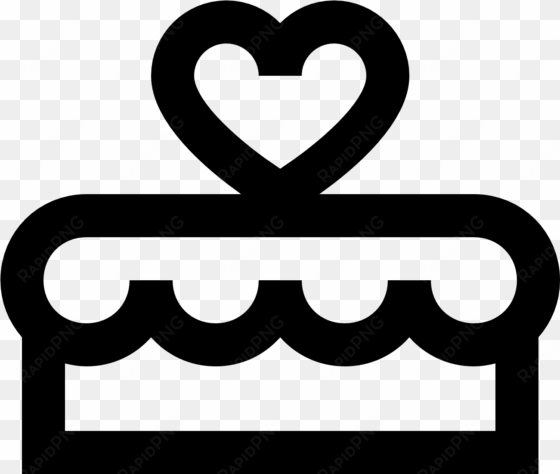 wedding cake clipart icon - birthday symbol