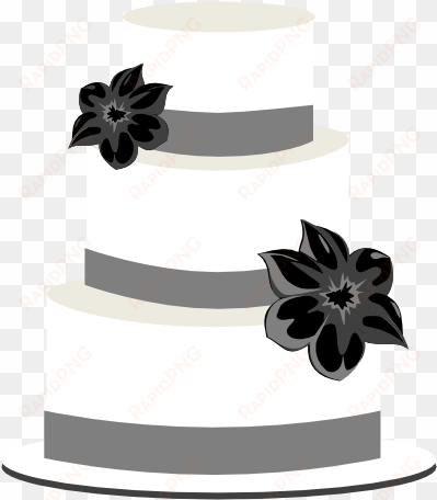 wedding cake greyscale clip art - wedding cake clipart png