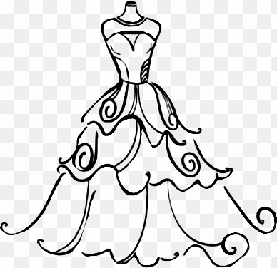 wedding dresses - wedding dress clip art