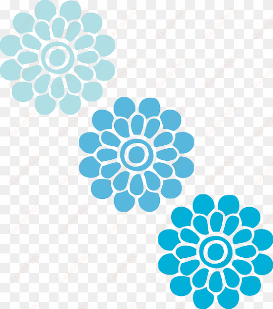 wedding, flower, summer, peony - vector blue flowers png