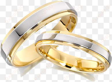 wedding ring transparent background - wedding band gold and silver