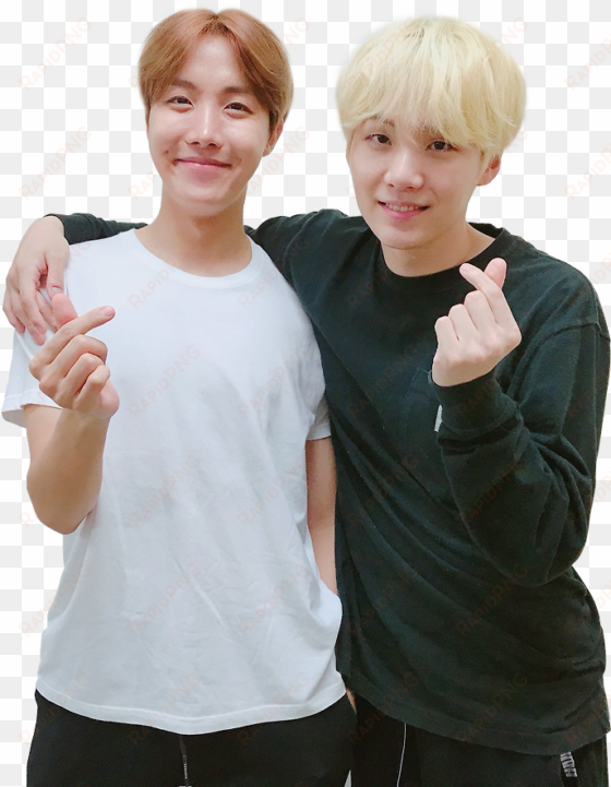 weibo jhope / suga by sayboks on deviantart - bts jhope and suga png