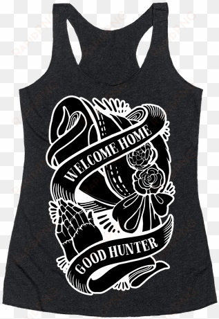 welcome home good hunter racerback tank top - i m not drunk im american