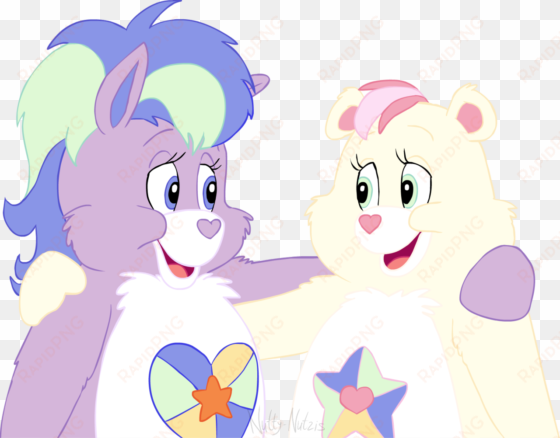 welcome home to care a lot, noble heart horse it's - care bears true heart & noble heart