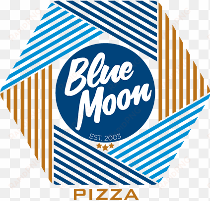 welcome to blue moon pizza - blue moon restaurant logo