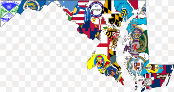 welcome to reddit, - flag of maryland counties