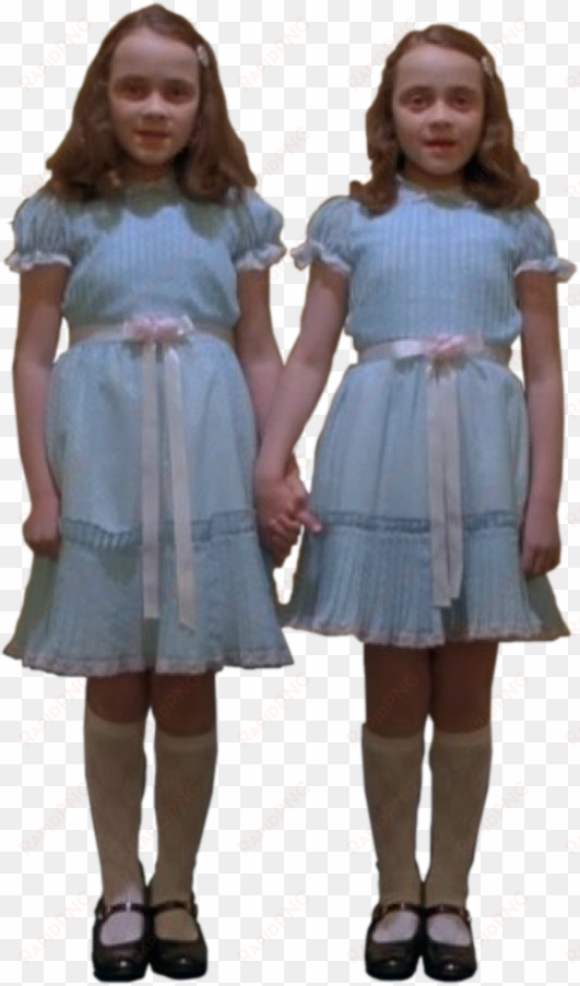 went looking for a transparent png of the grady twins - shining (1980) handmade film / movie badge [jack nicholson,