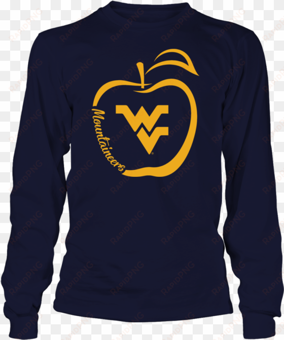 west virginia mountaineers - tedy bruschi unisex long sleeve