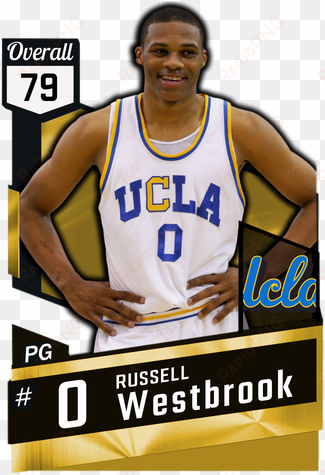 westbrook wore number 0 throughout his career at ucla - gilbert arenas 2k19 cards