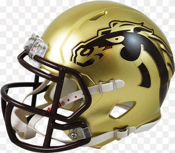 western michigan broncos alternate riddell mini speed - undefeated football western michigan