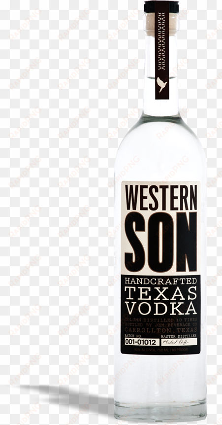 western son handcrafted texas vodka nice package - western son vodka, pilot point (750ml)