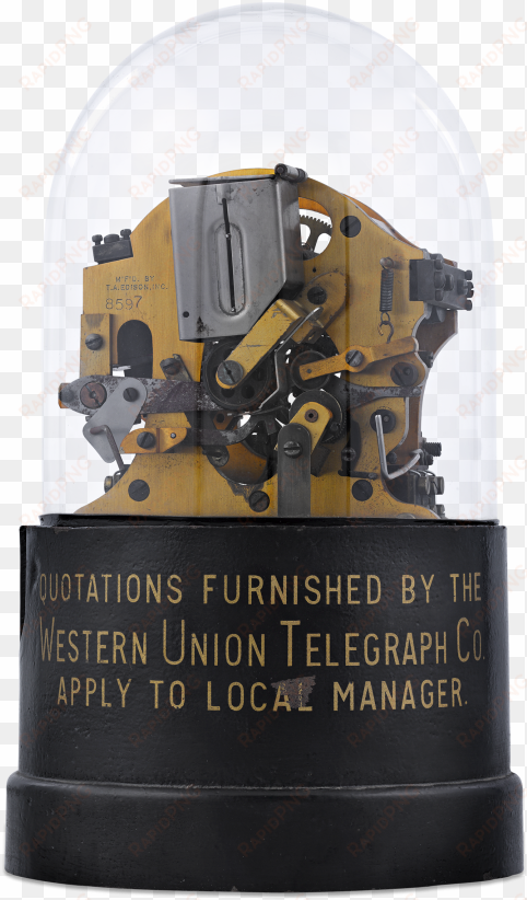 western union self-winding stock ticker - memorial