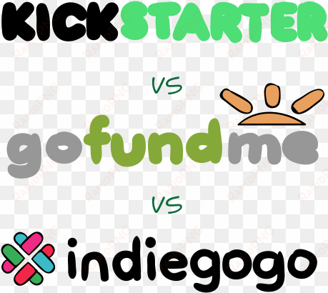 We've Compared Kickstarter, Gofundme And Indiegogo - Indiegogo Kickstarter Gofundme transparent png image