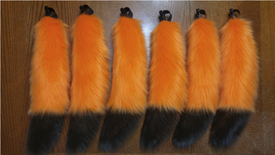 wew wholesale 16 inch fox tails - fur clothing