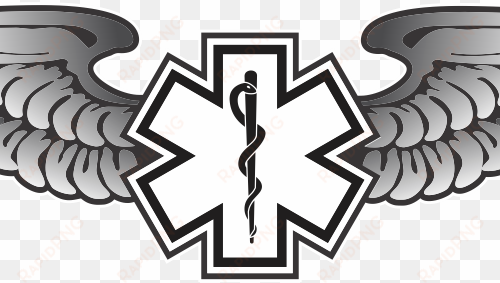 wg#008 s2 wings rod of asclepius - star of life snake