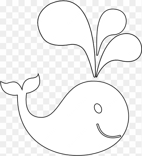whale black and white baby beluga clipart gclipart - black and white image whale