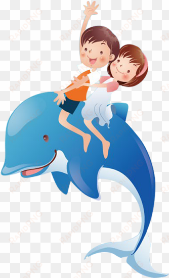 whale kid, whales, vector, cartoon png and vector - 卡通 海洋