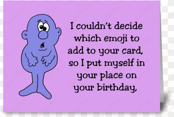 what emoji would fit your birthday greeting card - happy birthday barber card