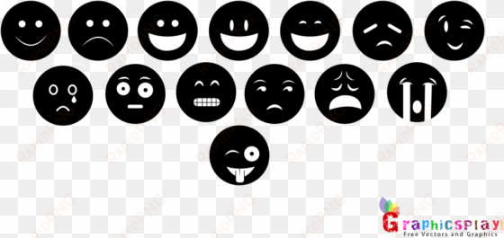 whatsapp-smileys - emoji whatsapp black & white png