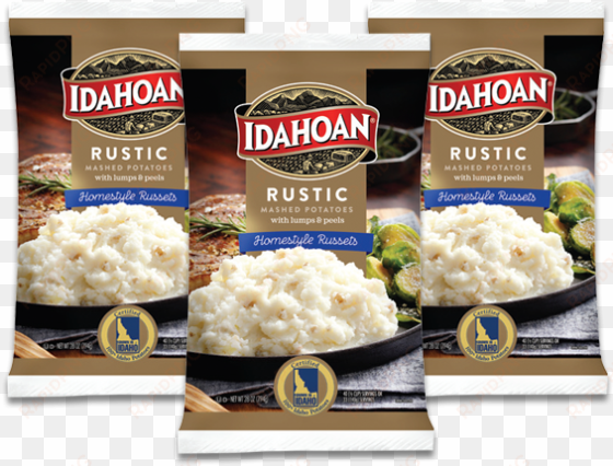 when it comes to authentic, field-fresh flavor, nothing - idahoan original mashed potatoes - 13.75 oz box