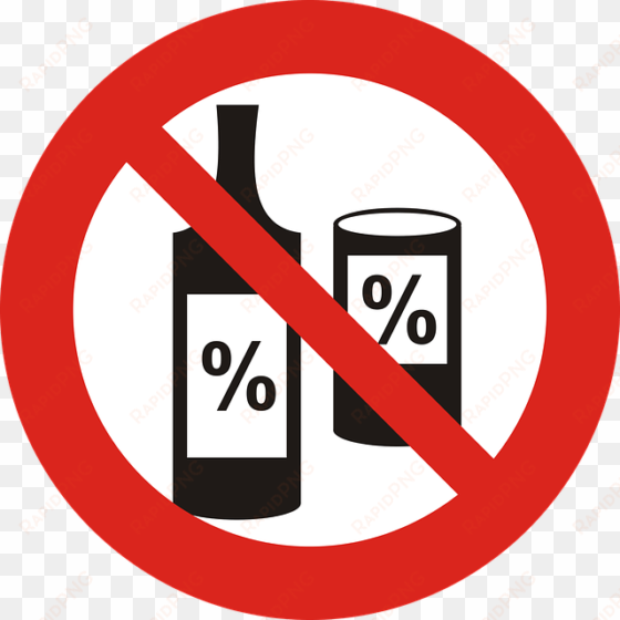 when you quit drinking, your life instantly starts - zakaz picia alkoholu znak