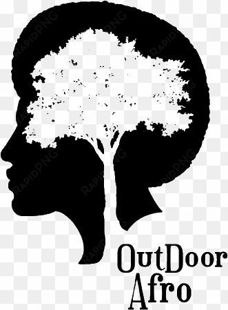 where black people & nature meet - outdoor afro logo