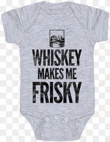 Whiskey Makes Me Frisky Baby Onesy - Neil Degrasse Tyson Baby Clothes transparent png image