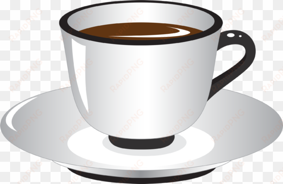 white and black coffee cup png clipart - coffee cup clip art