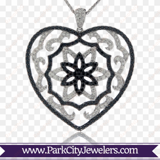 white and black diamond heart pendant - mountain earrings with diamonds