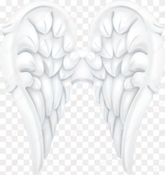 white angel wings png clip art image - wing png clip art for angel