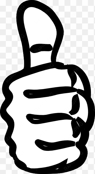 white black thumbs up clip art - thumb up icon png