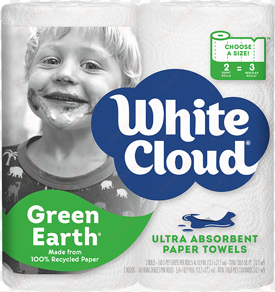 white cloud toilet paper, ultra strong & soft,