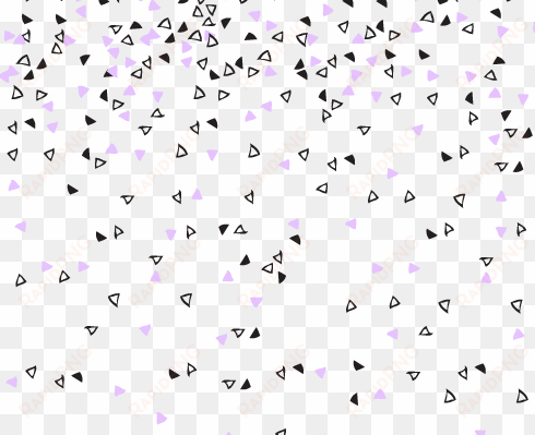 white confetti png - purple and black confetti