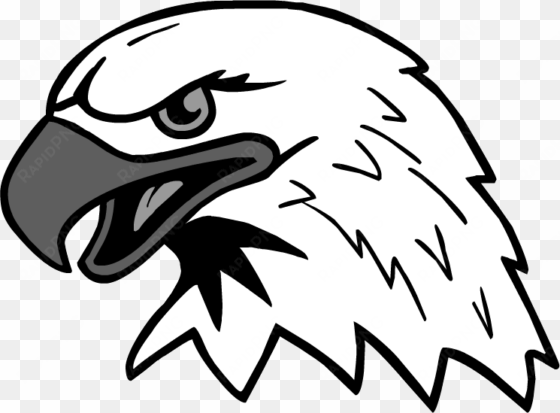 white eagle png clip freeuse - black and white eagle png