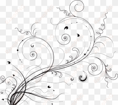 White Flower Vector Png Pics Photos - Floral Flower Wall Mural 4 transparent png image