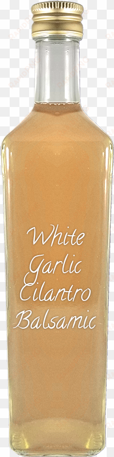 White Garlic Cilantro Balsamic Vinegar - Balsamic Vinegar transparent png image