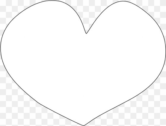 white heart clipart png clipground - black white heart