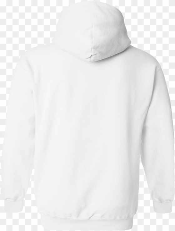 white hoodie front and back png