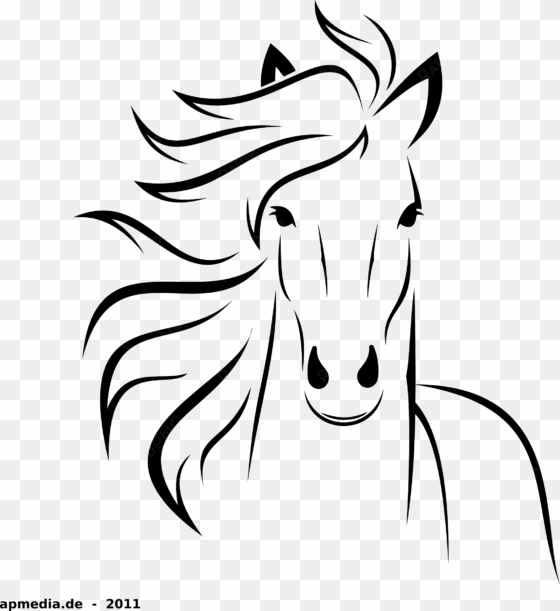 white horse drawing at getdrawings - easy to draw horse