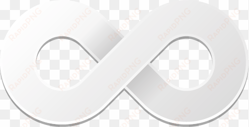 white infinity symbol png clipart freeuse library - infinity logo white png