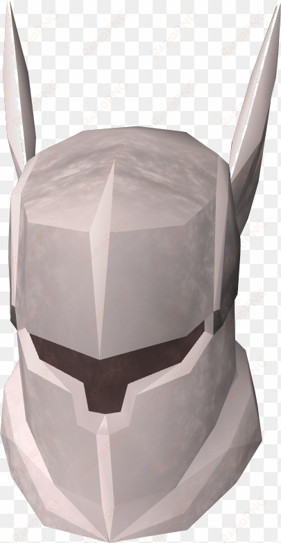 White Knight Helmet That Demon Knight Helmet - White Full Helm transparent png image