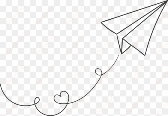 white paper plane png image - flying paper airplane png