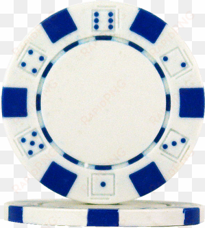 white poker chip png - white and blue poker chip