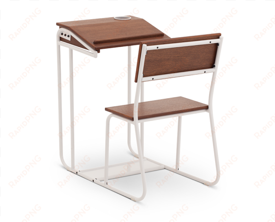 white retro school desk gives your back to school student - writing desk