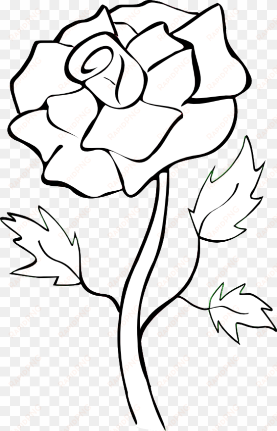 white roses clip art - white silhouette flower png