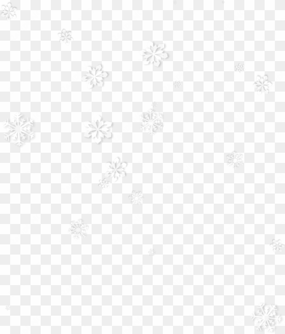 white snowflake png free - monochrome
