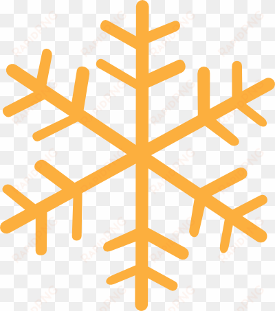white snowflake with no background clipart collection - yellow snowflake clipart