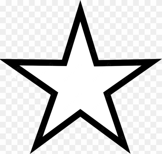 white star vector - star black and white png