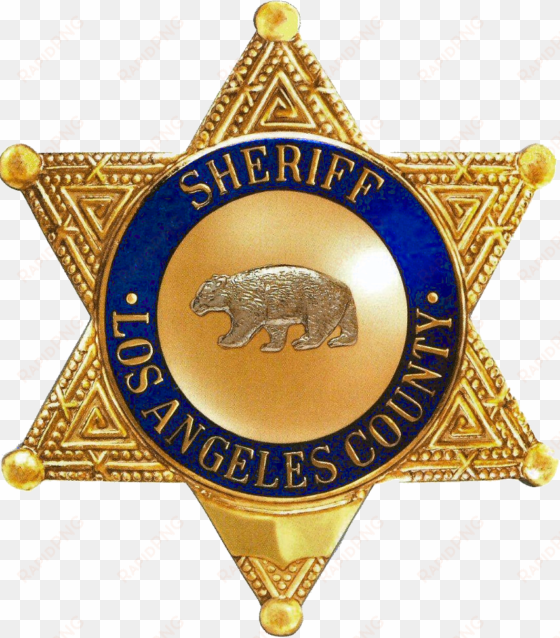 Why Does The La County Sheriff Badge Have A Pedophilia - Las Angeles County Sheriff Badge transparent png image