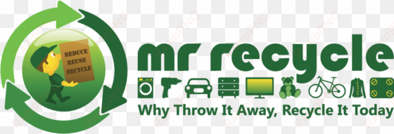 why throw it away, recycle it today - mr recycle